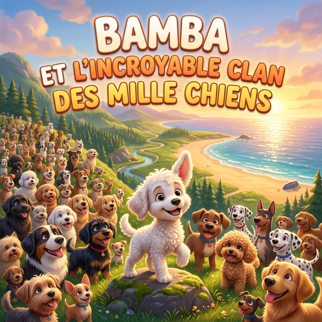 Bamba et l'incroyable clan des mille chiens — histoire pour enfant