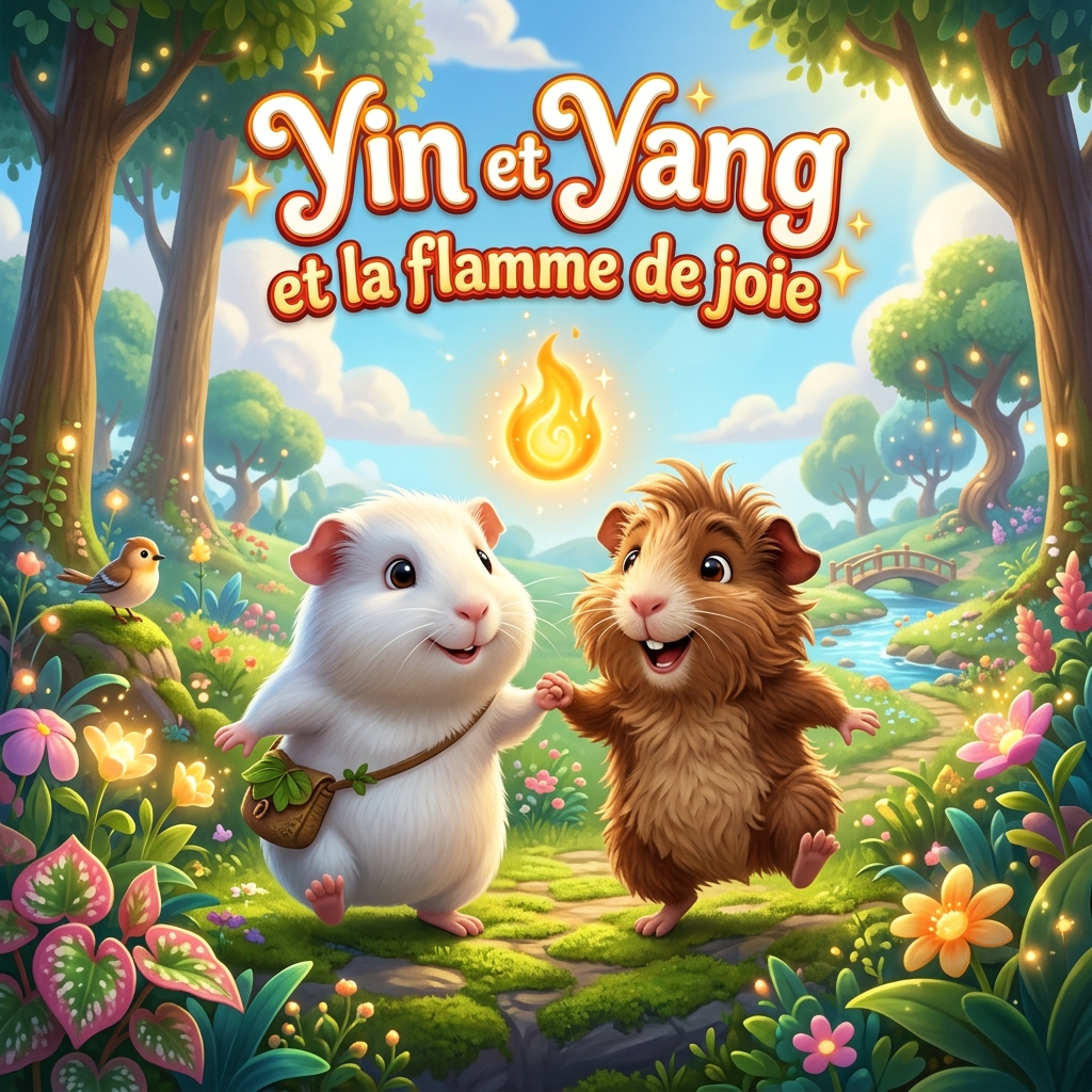 Yin et Yang et la flamme de joie — histoire pour enfant