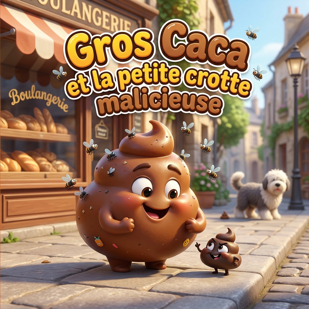 Gros Caca et la petite crotte malicieuse — histoire pour enfant