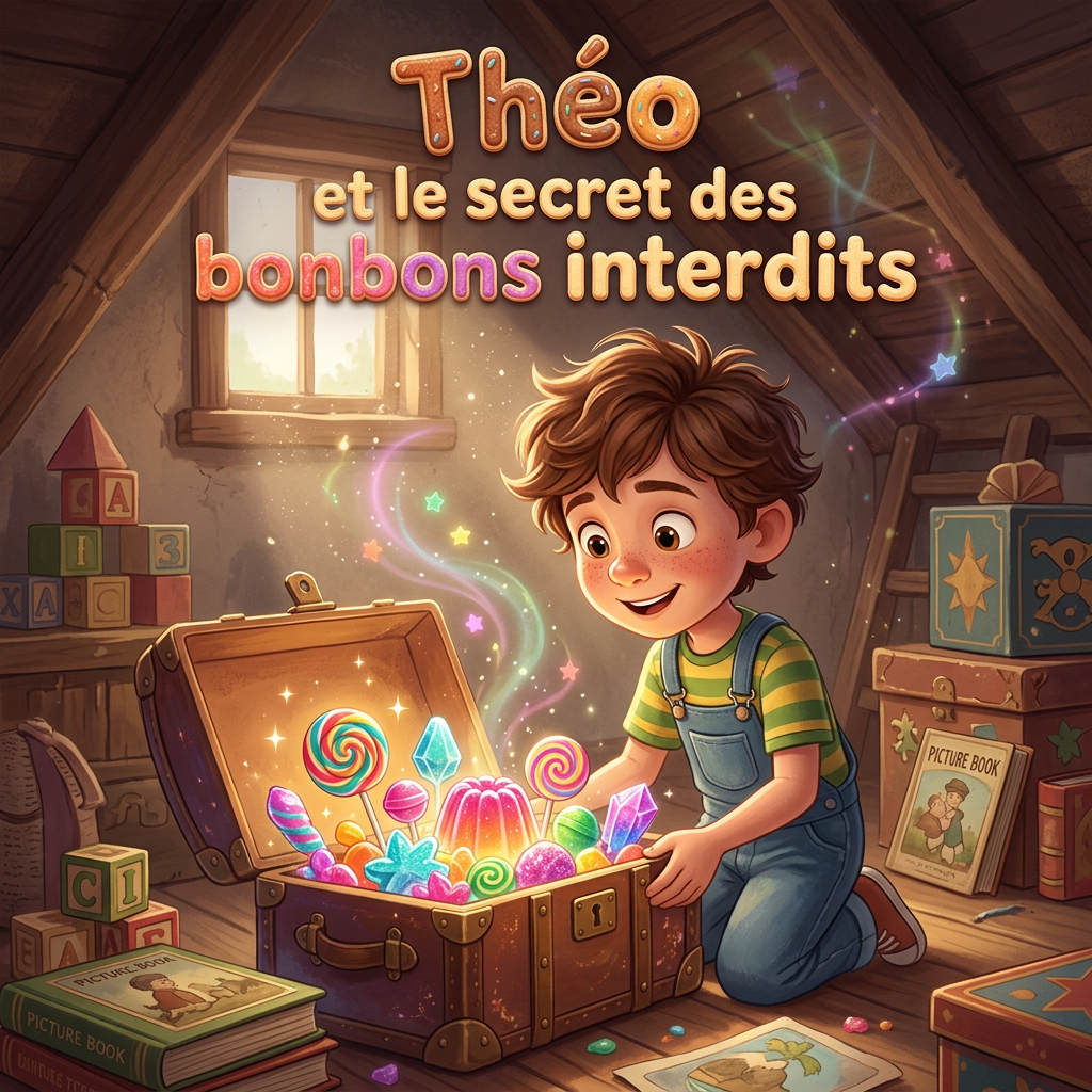 Théo et le secret des bonbons interdits — histoire pour enfant