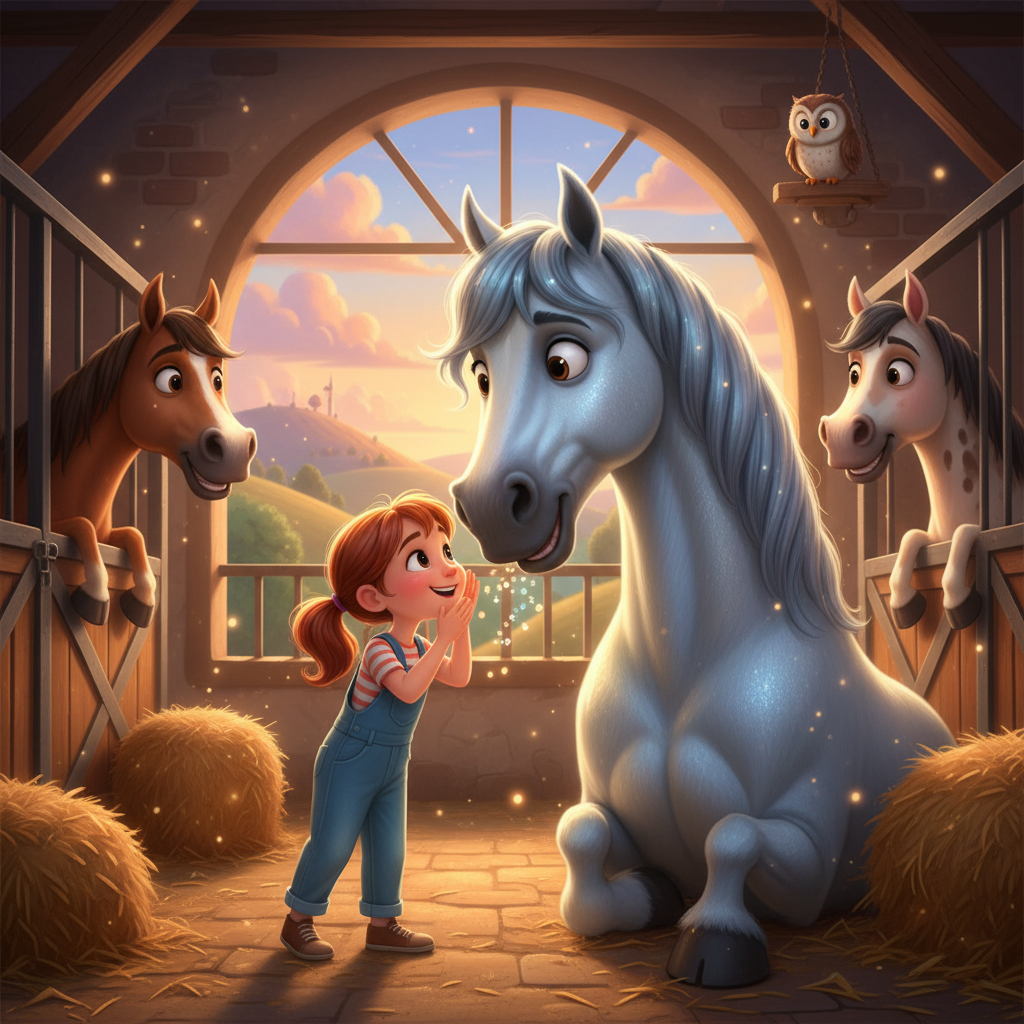 Wendy et le secret des chevaux qui parlent — histoire pour enfant