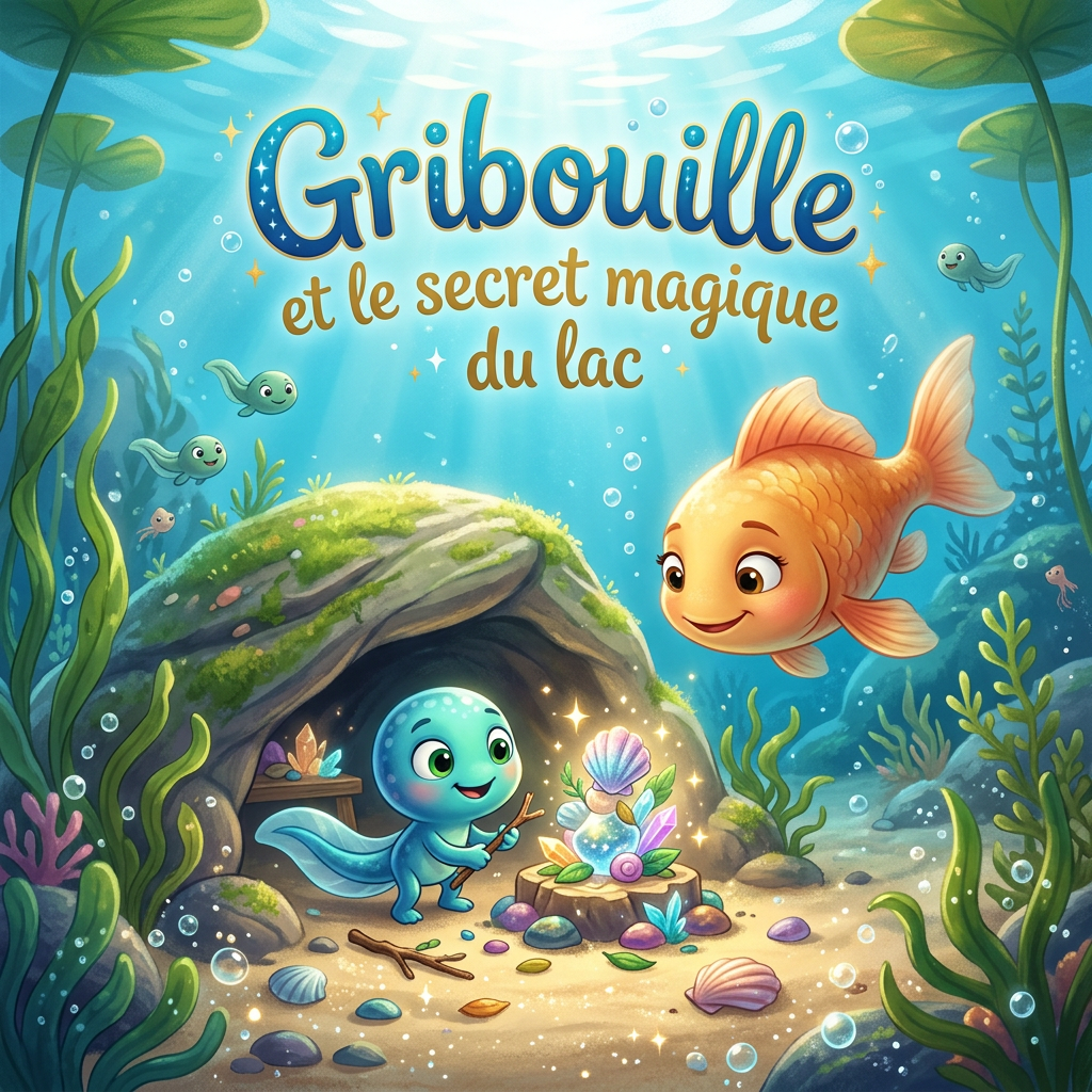 Gribouille et le secret magique du lac — histoire pour enfant