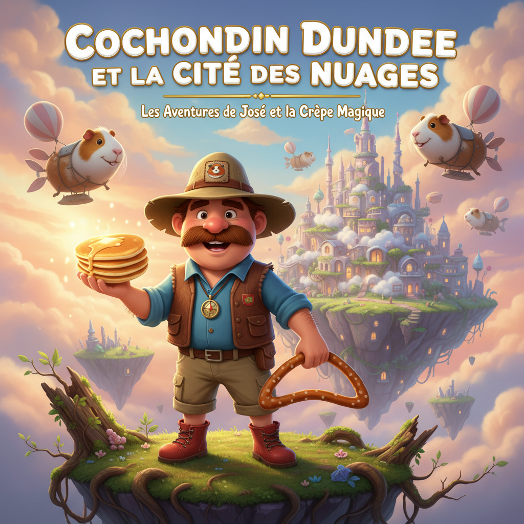 Cochondin Dundee et la cité des nuages — histoire pour enfant