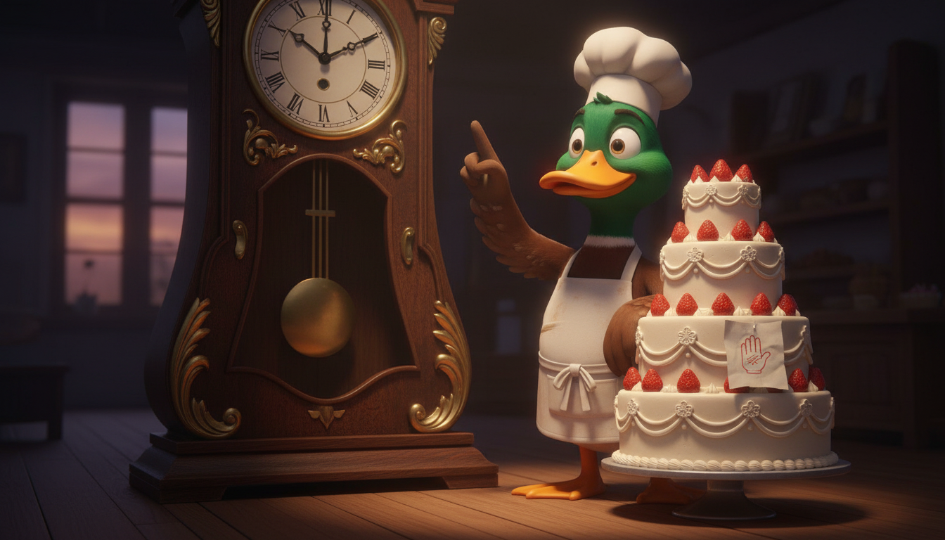 histoire du soir pour enfant Monsieur Caneton et le costume de saumon La consigne du Chef