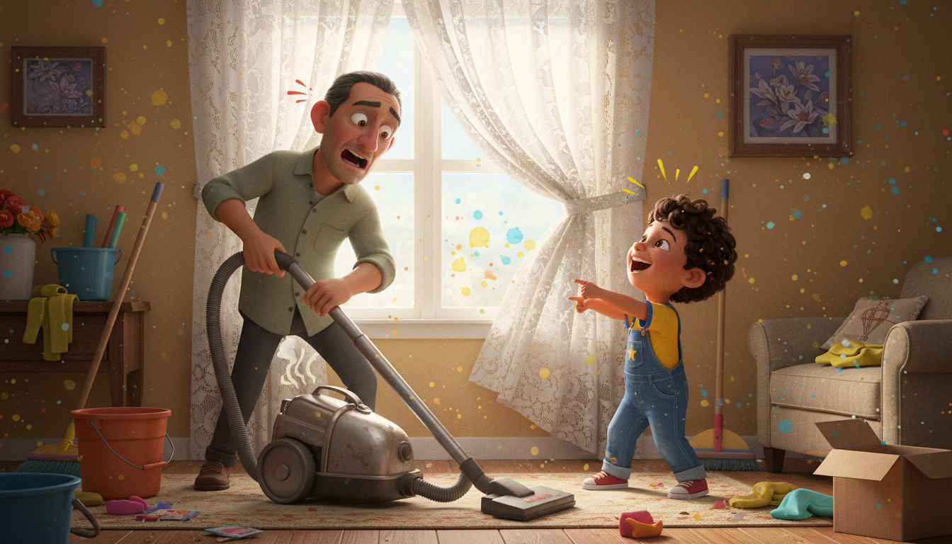 histoire du soir pour enfant Marcel et le cirque des rêves en or L'aspirateur dragon