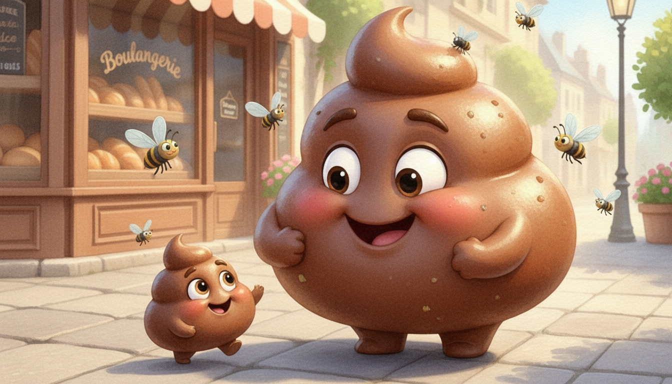 histoire du soir pour enfant Gros Caca et la petite crotte malicieuse Une rencontre malicieuse