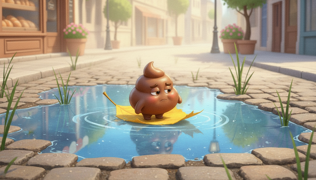 histoire du soir pour enfant Gros Caca et la petite crotte malicieuse Le voyage du petit grain