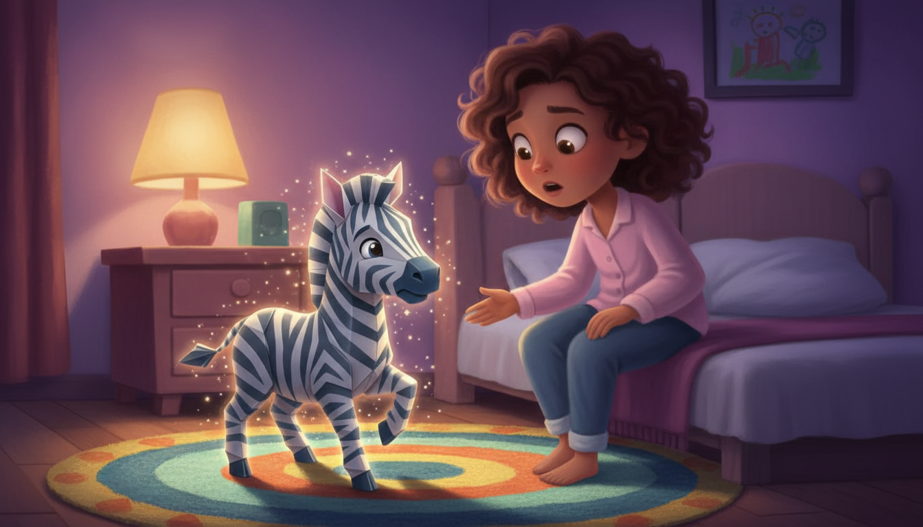 histoire du soir pour enfant Zébulon le petit zèbre bleu magique Une faim de zèbre