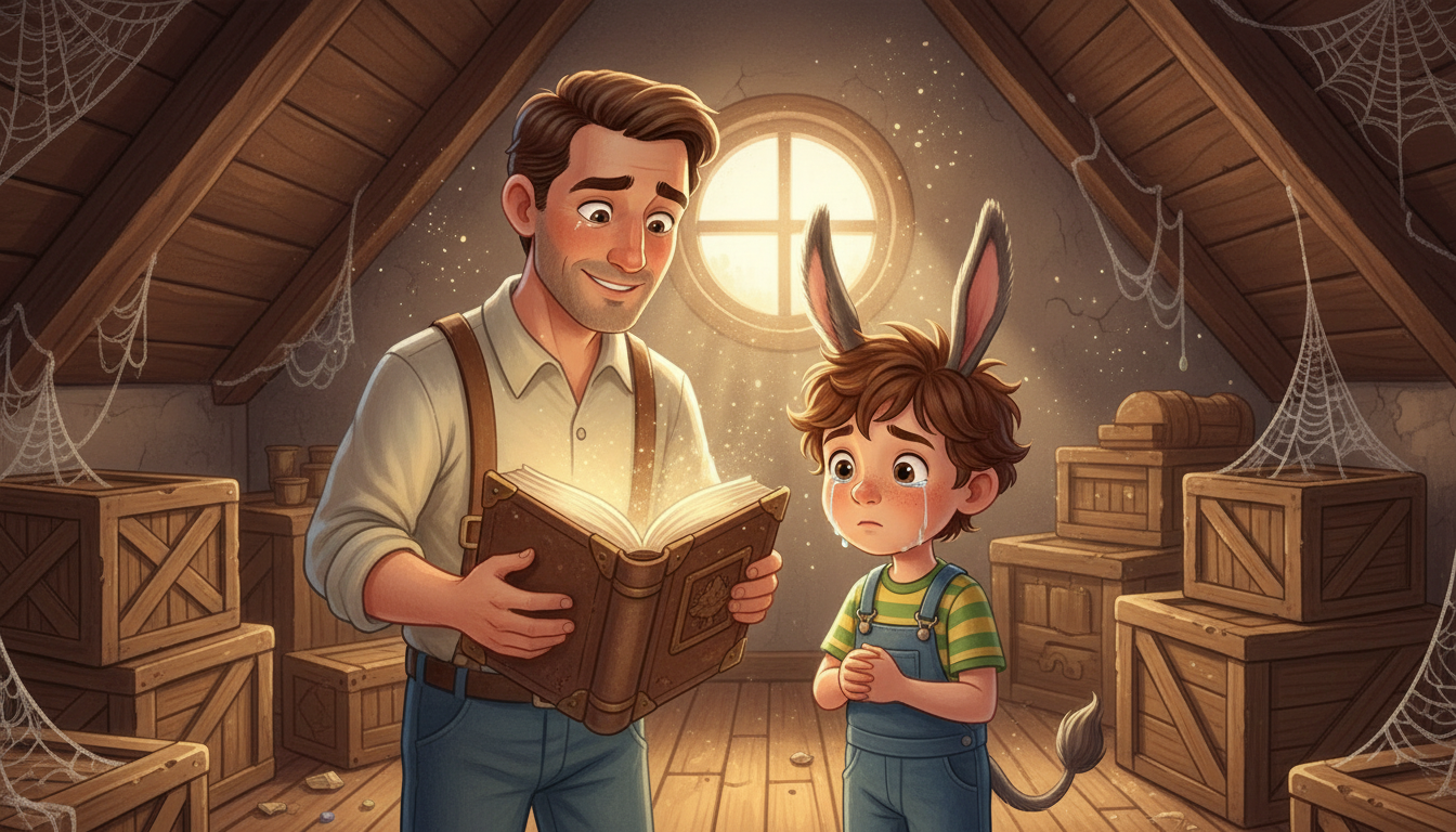 histoire du soir pour enfant Théo et le secret des bonbons interdits Le grimoire des bêtises transformantes