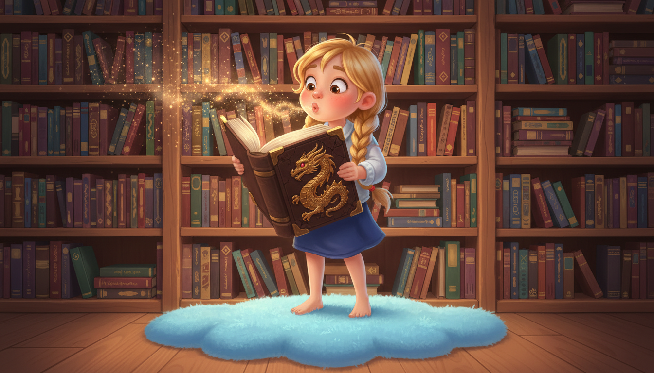 histoire du soir pour enfant L'incroyable aventure du Dragon-Condor La découverte du livre ancien