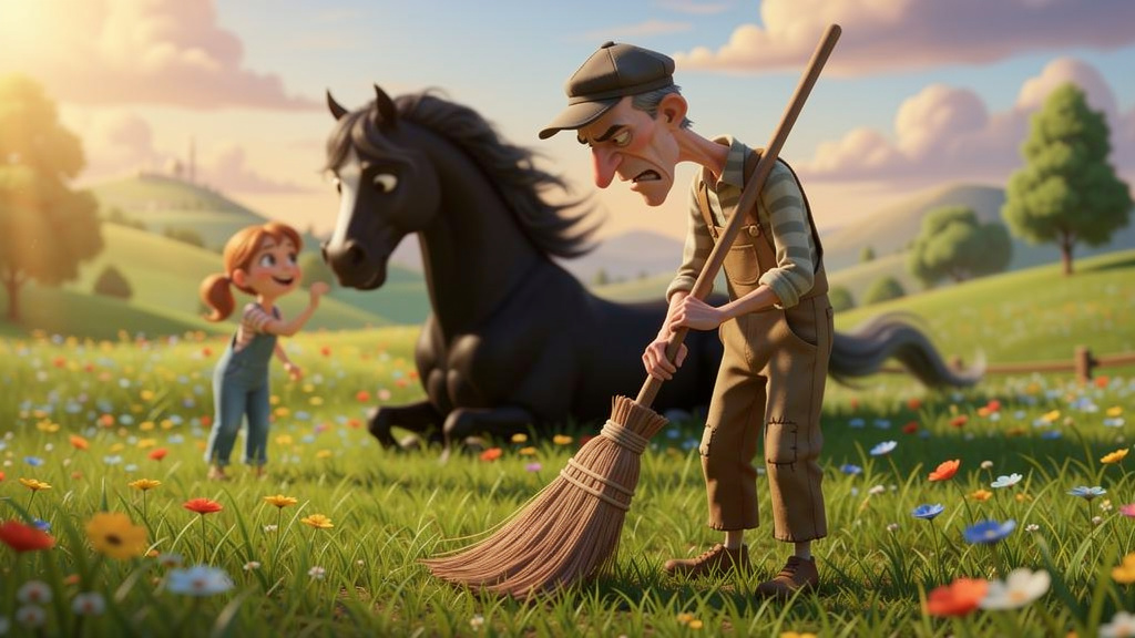 histoire du soir pour enfant Wendy et le secret des chevaux qui parlent La Punition de Monsieur Ronchon