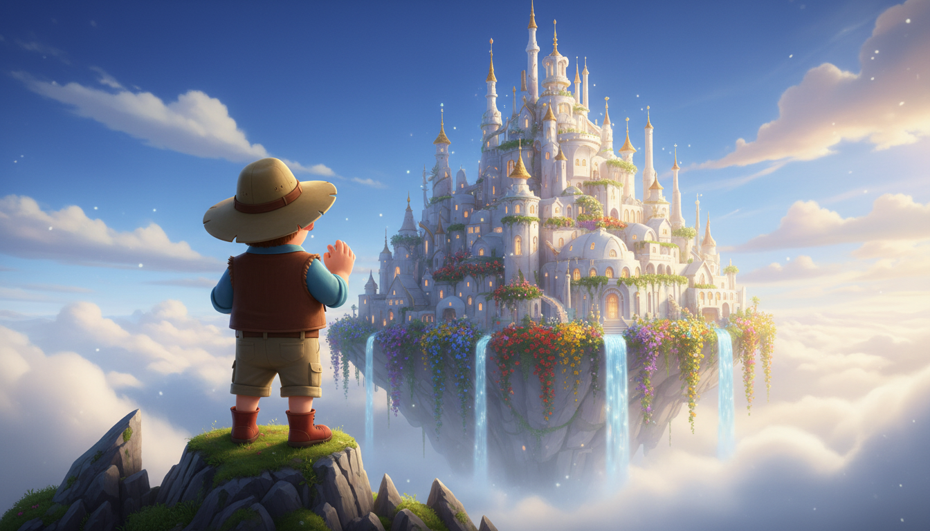 histoire du soir pour enfant Cochondin Dundee et la cité des nuages La Cité des Nuages