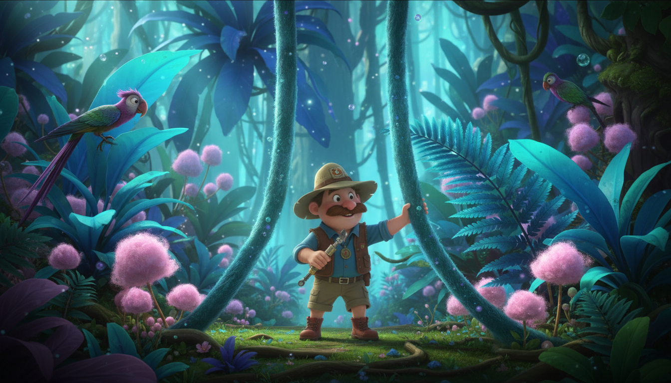 histoire du soir pour enfant Cochondin Dundee et la cité des nuages La jungle magique